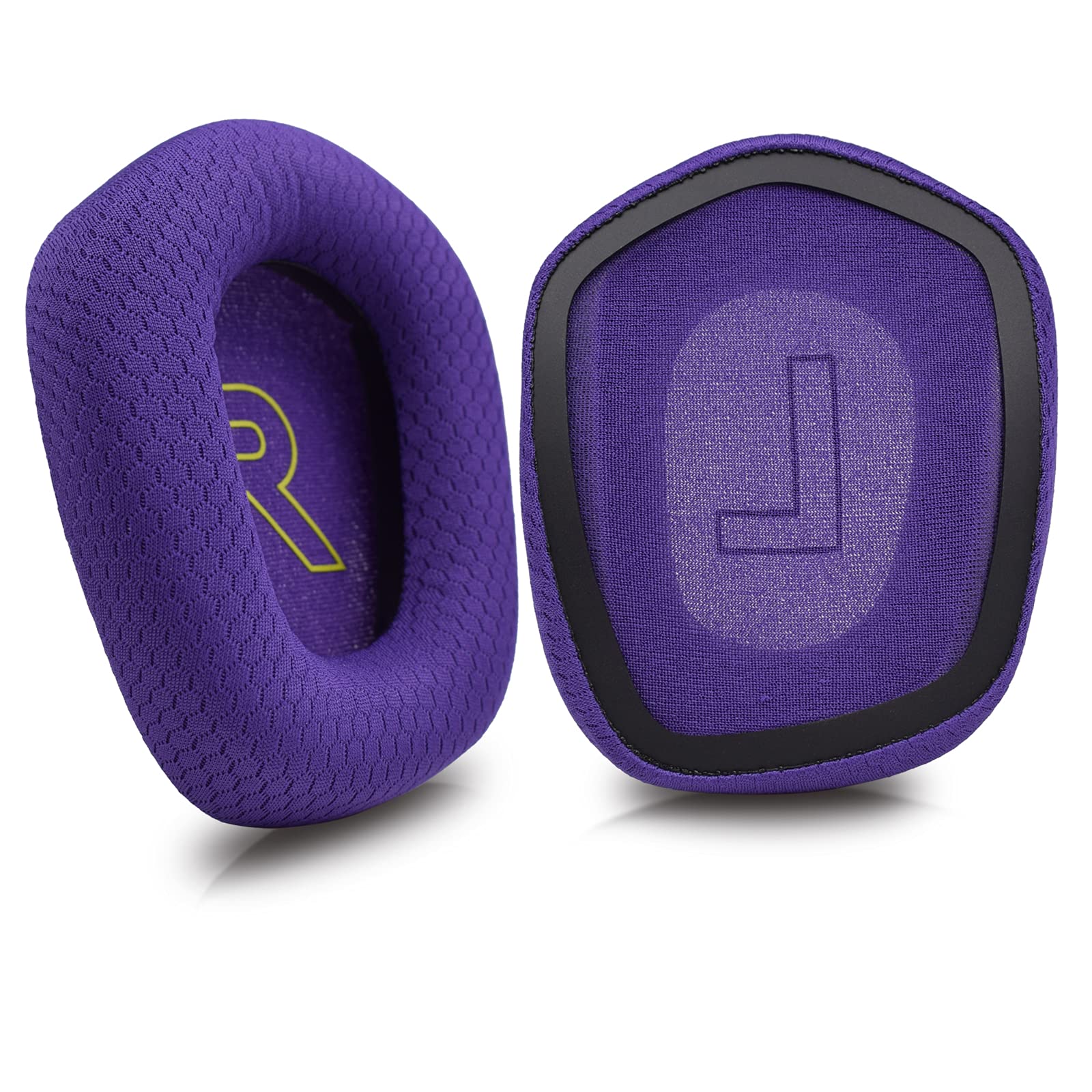 Logitech G733 Wireless Gaming Headset Replacement Ear Pads - Soft Fabric Cushions (Purple) for Comfort & Noise Isolation - Perfect for Gaming, Streaming & Long Wear Sessions