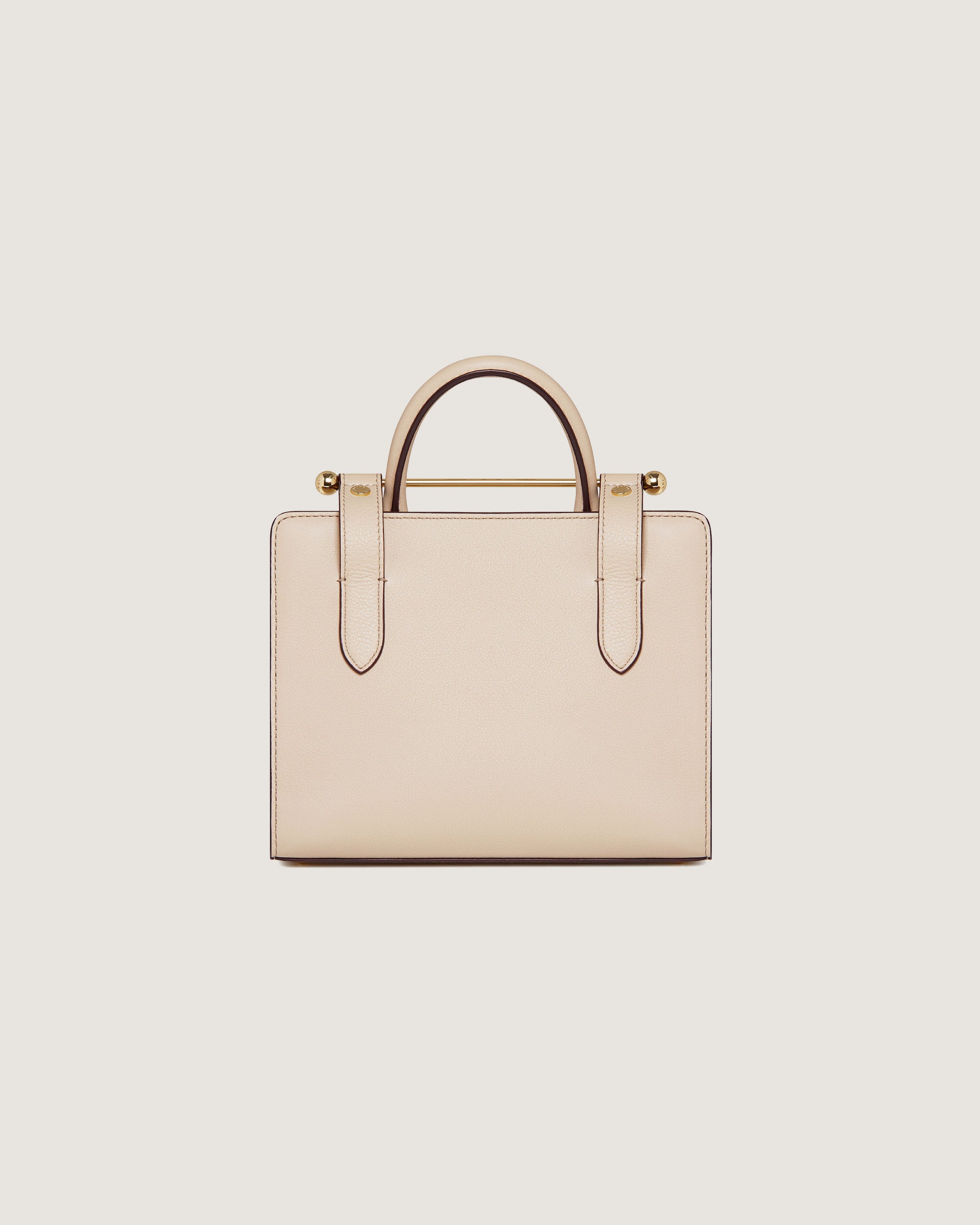 Strathberry Mini Tote Bag in Oat - Stylish Leather Crossbody Purse for Women | Perfect for Work, Travel & Everyday Use