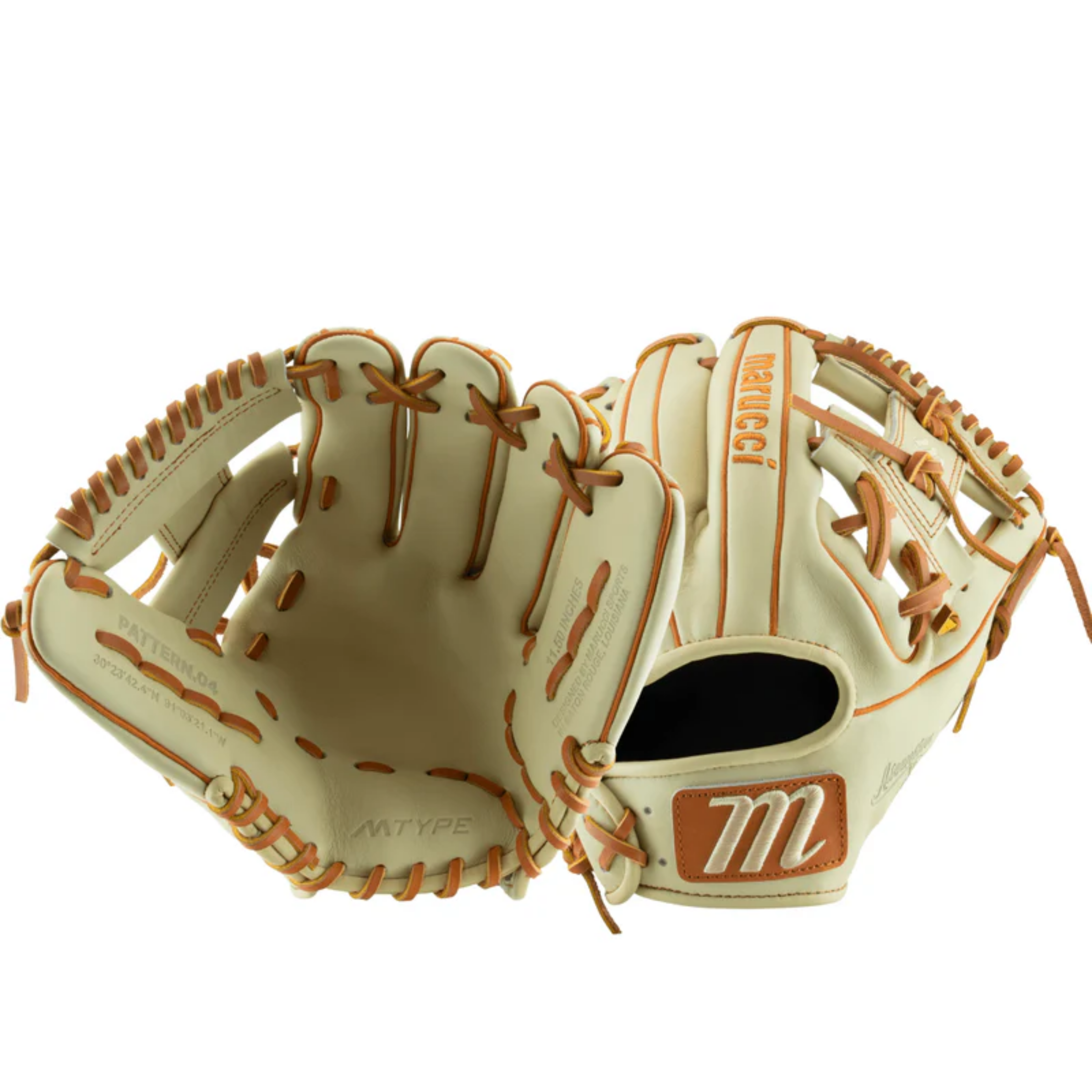 Marucci Ascension M Type 43A2 11.5 Inch Infield Baseball Glove - Premium Leather Glove for Baseball Players, Ideal for Infield Practice & Games