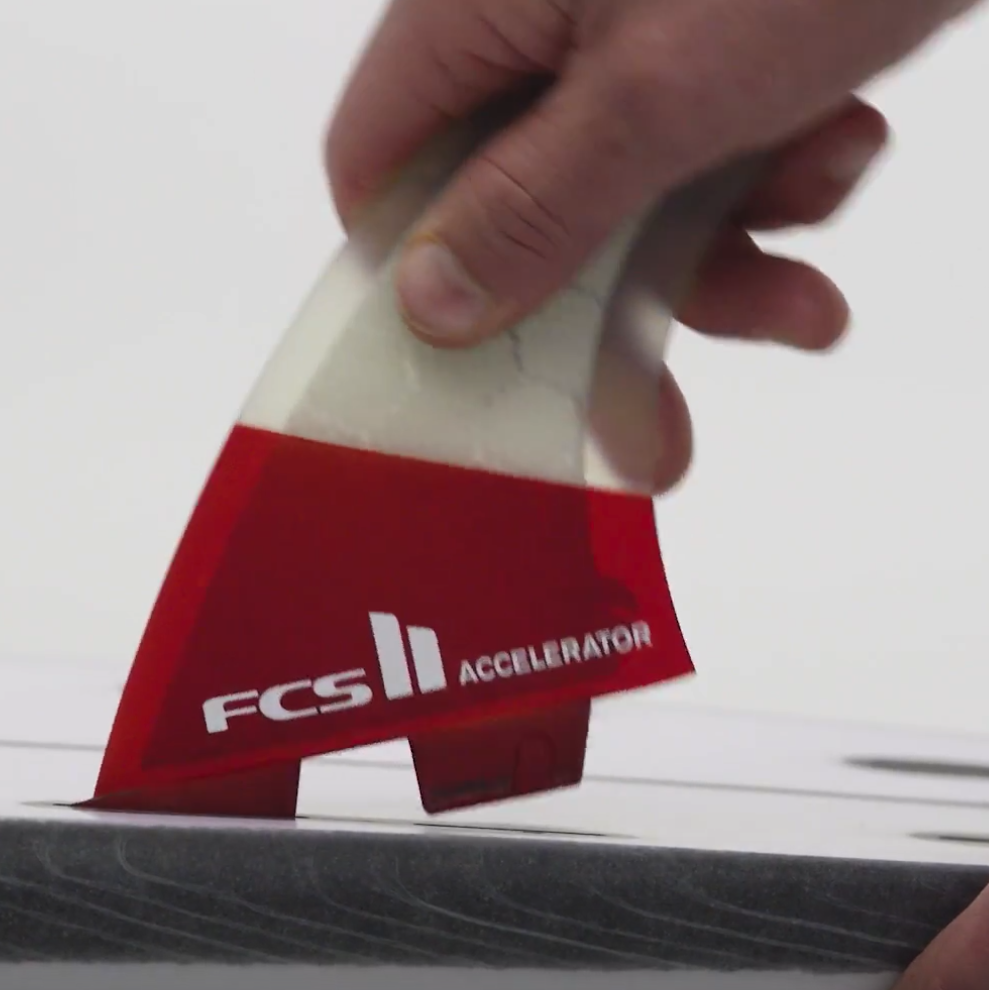 FCSII 3 Degrees Left Surfboard Fin - Ding Repair & Build Kit for Surfers - Perfect for Wave Riding and Performance Surfing