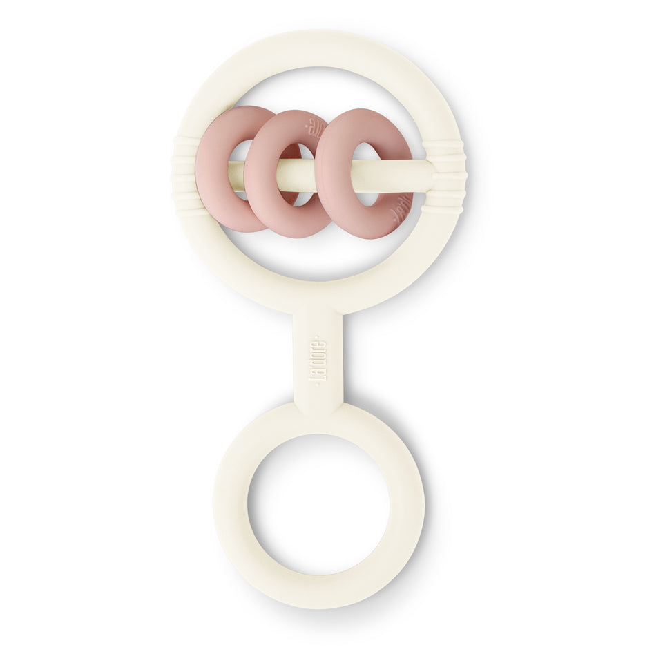 Adora Bebe Baby Rattle Teether Toy - Soft Chewable Teething Toy for Infants & Toddlers - Perfect for Soothing Sore Gums & Sensory Play