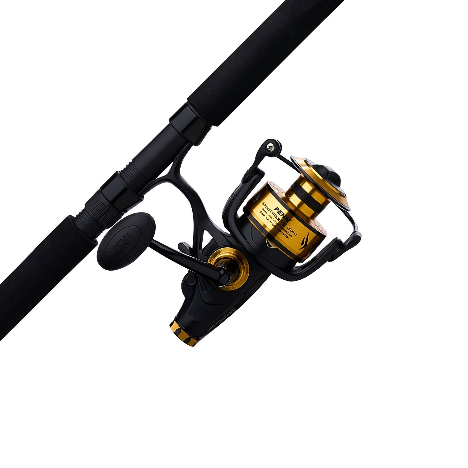 Penn Spinfisher® VII Live Liner Spinning Rod and Reel Combo - Saltwater Fishing Gear for Surf, Pier & Offshore Angling