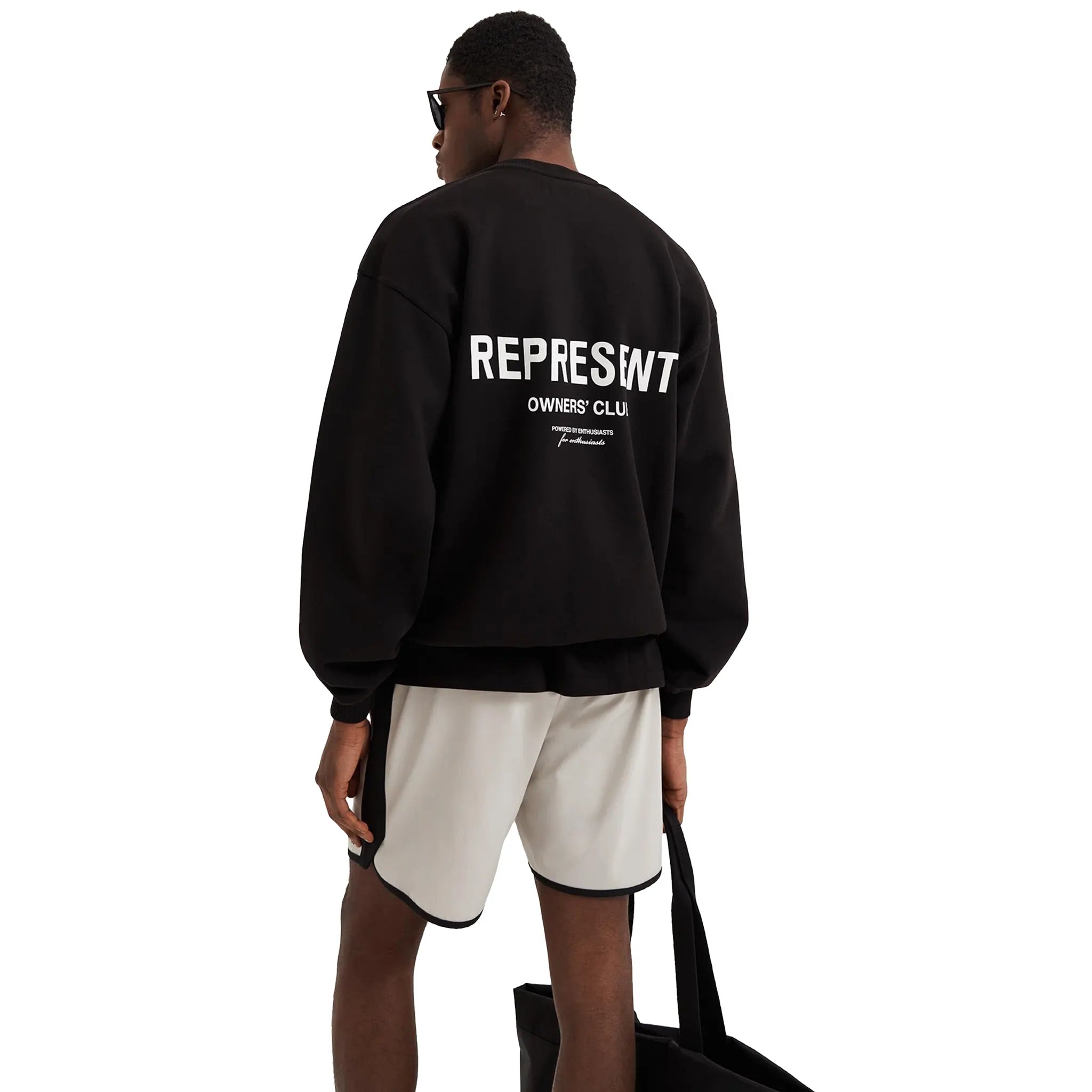 Represent Owners Club Black Sweatshirt - Premium Cotton Hoodie for Men & Women | Streetwear Fashion, Casual Wear, Lounge Comfort