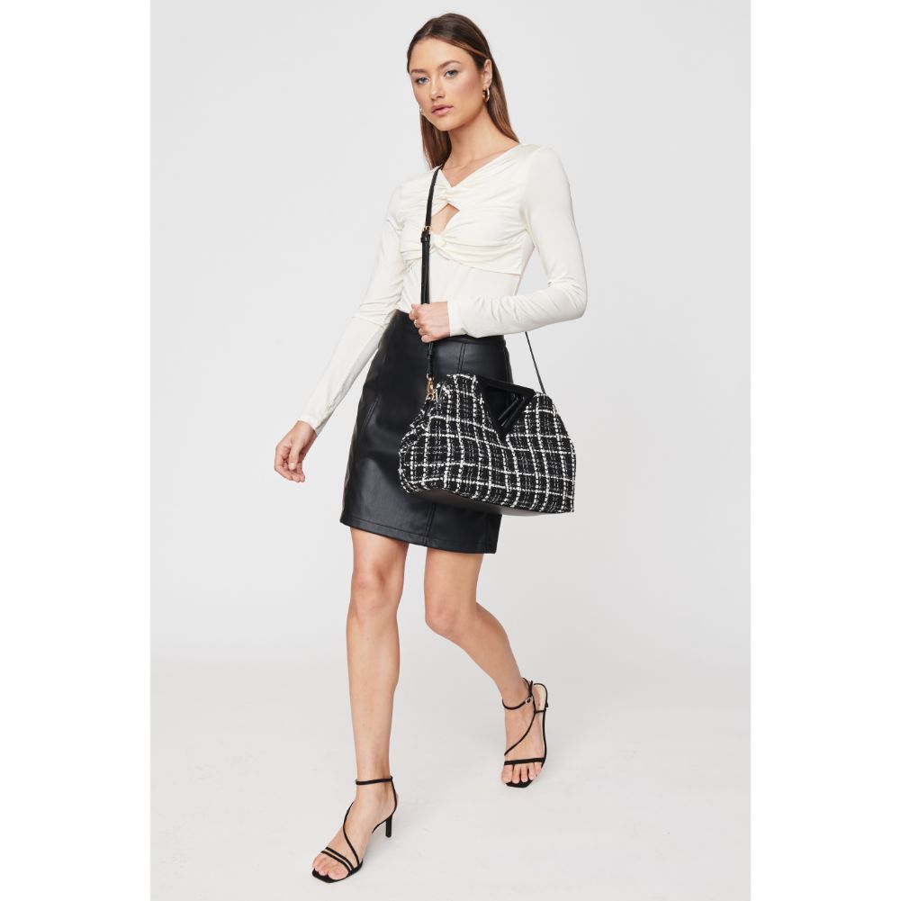Natasha Tweed Crossbody Bag for Women - Stylish & Lightweight Shoulder Purse - Perfect for Work, Travel & Everyday Use