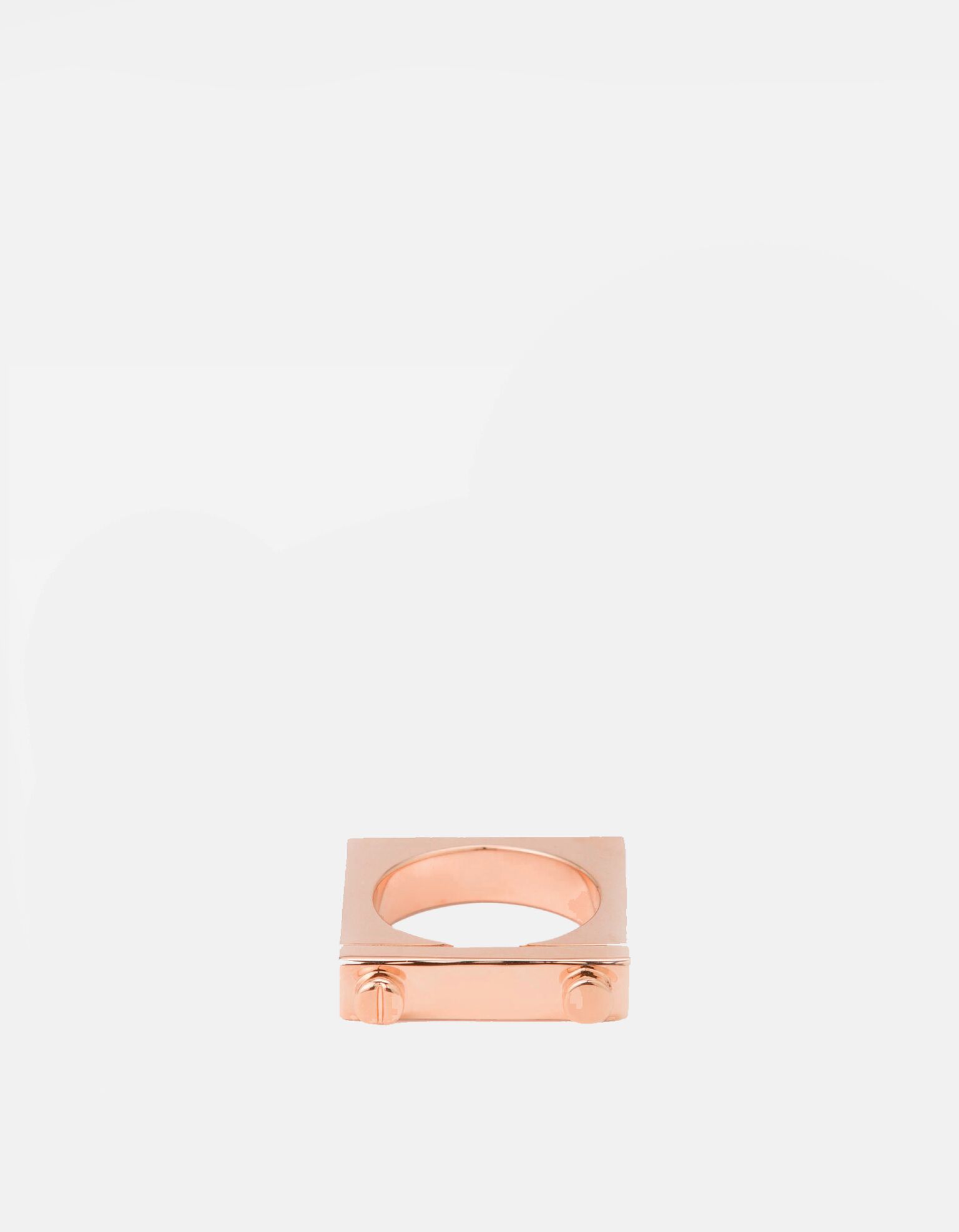 Rose Gold Plated Square Ring for Women - Elegant Jewelry Gift for Valentine's Day, Anniversary & Special Occasions