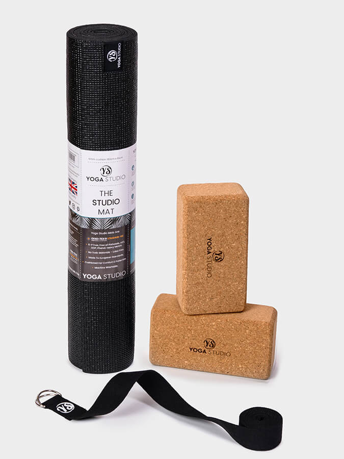 Eco-Friendly Cork Yoga Mat Set with Non-Slip Surface - Oeko-Tex Certified for Home & Studio Practice - Perfect for Beginners & Professionals