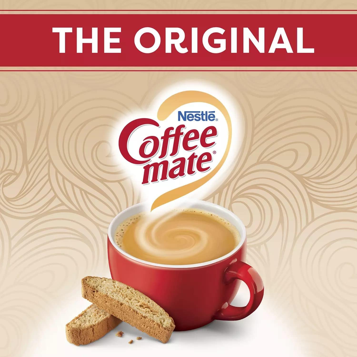 Coffee Mate Original Non-Dairy Creamer Powder - 56 oz Canister | Gluten Free, Lactose Free | Perfect for Coffee, Tea, Baking & Desserts | Includes Free Measuring Scoop