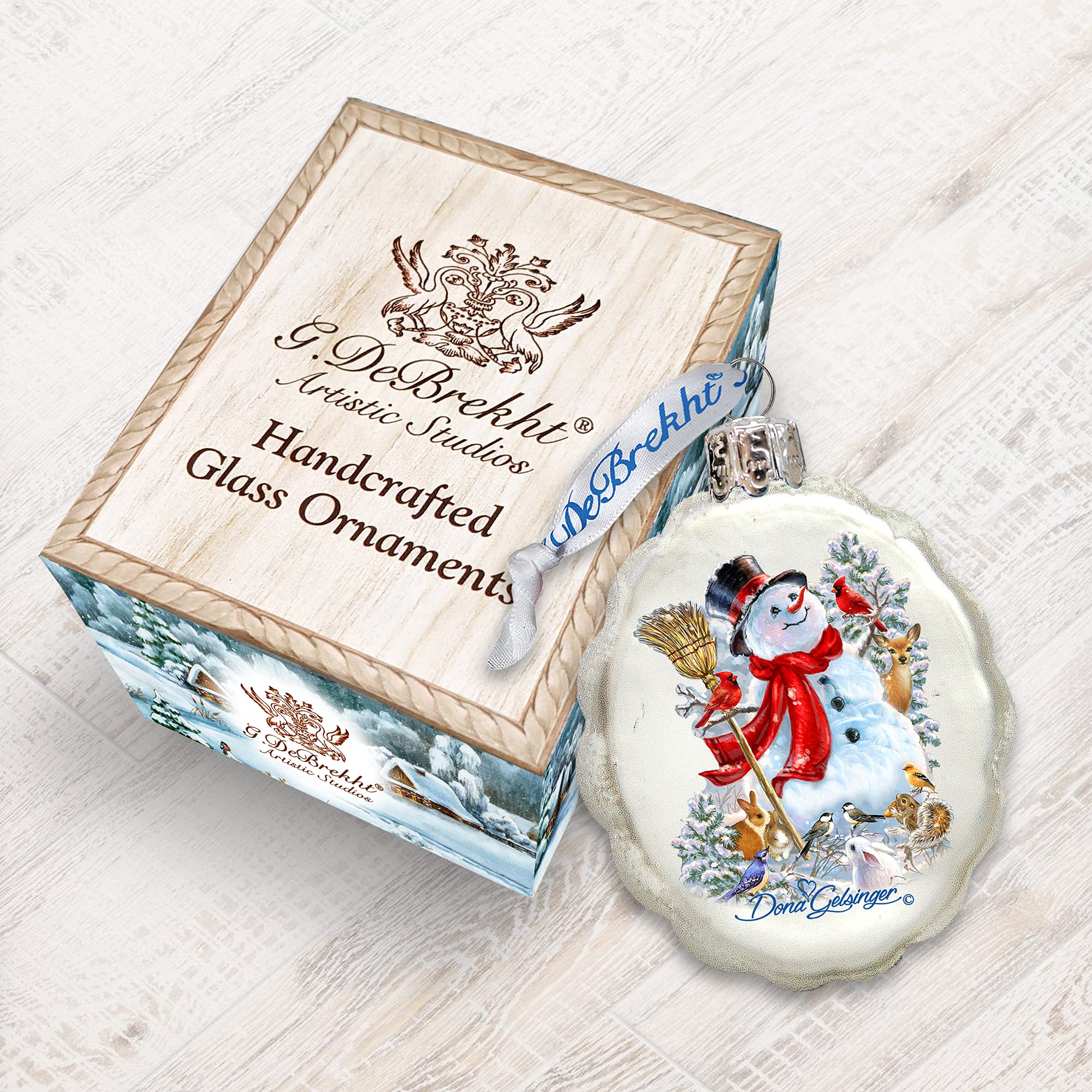 Frosty Forest Friends Keepsake Christmas Ornament by Dona Gelsinger 778102-1624 - Perfect for Holiday Tree Decorations & Winter Home Decor