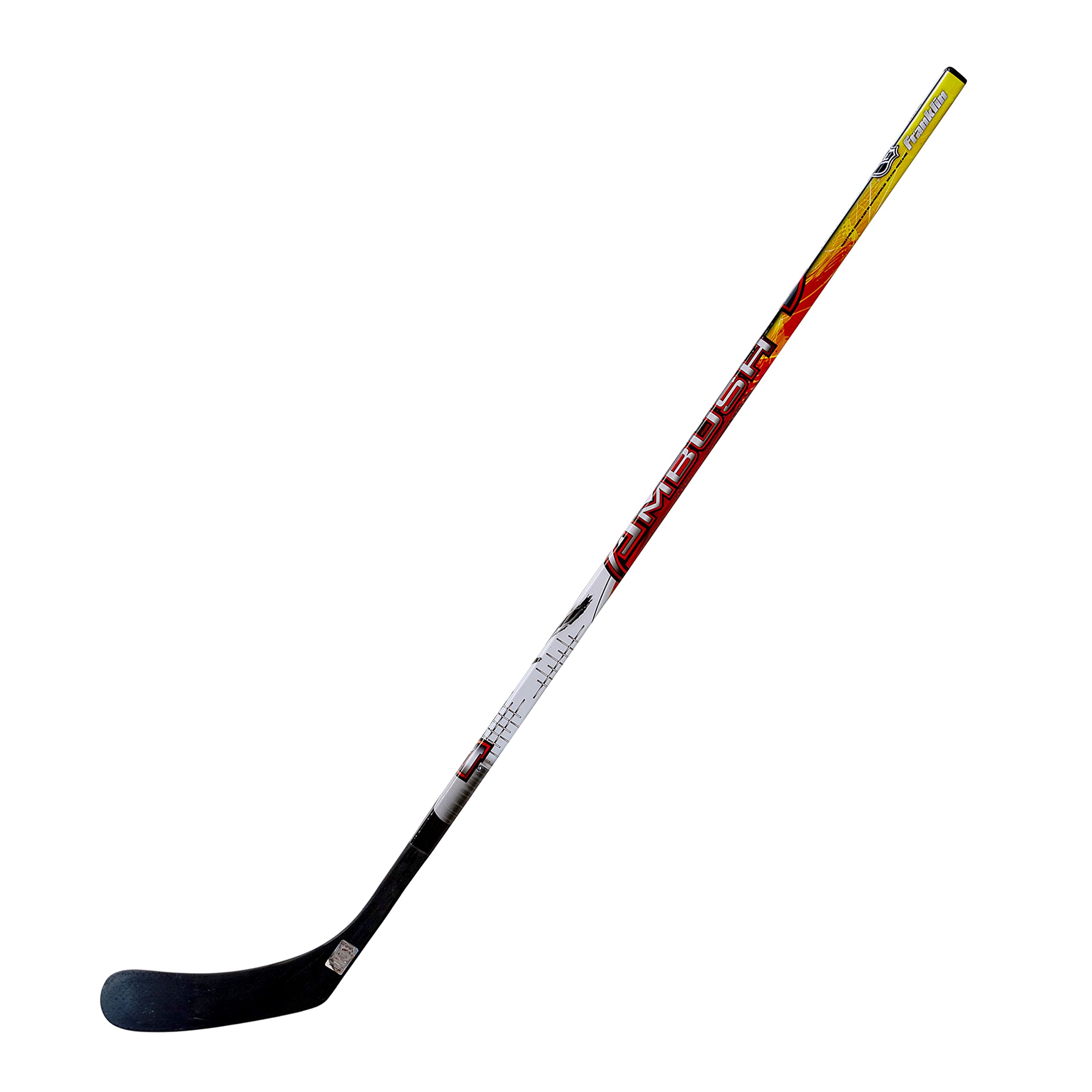 Franklin Sports Ambush Junior Street Hockey Stick - Wood & Fiberglass Shaft with ABS Blade - 46
