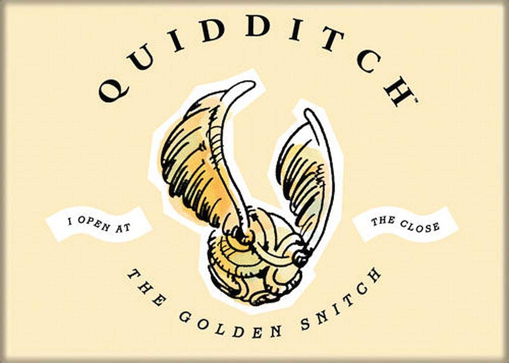Harry Potter Golden Snitch Magnet 2.5x3.5