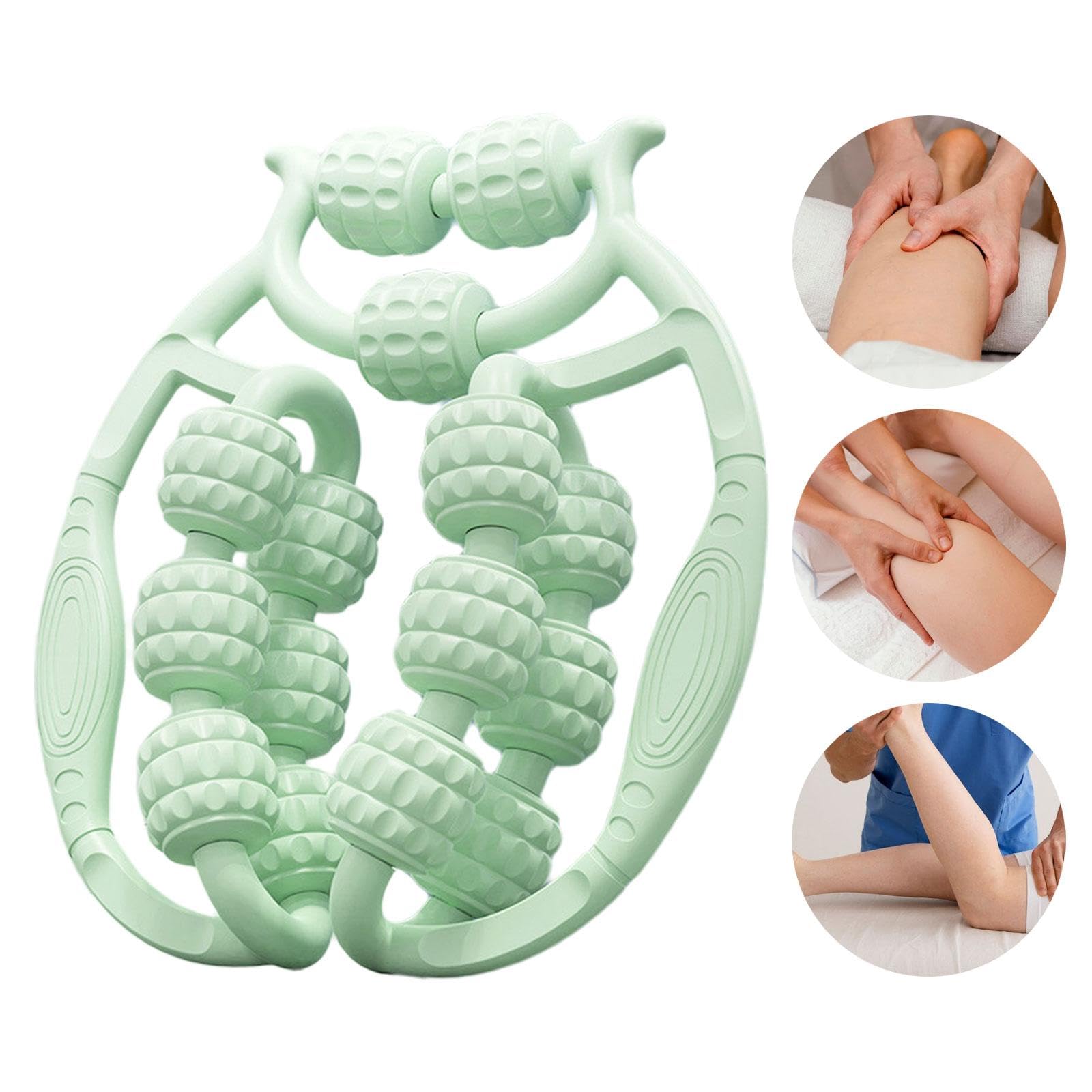 GaotKeut Leg Massage Roller - Handheld Circular Massager for Thighs, Calves & Legs - Relieve Muscle Tension & Improve Circulation - Perfect for Post-Workout Recovery & Relaxation at Home or Gym