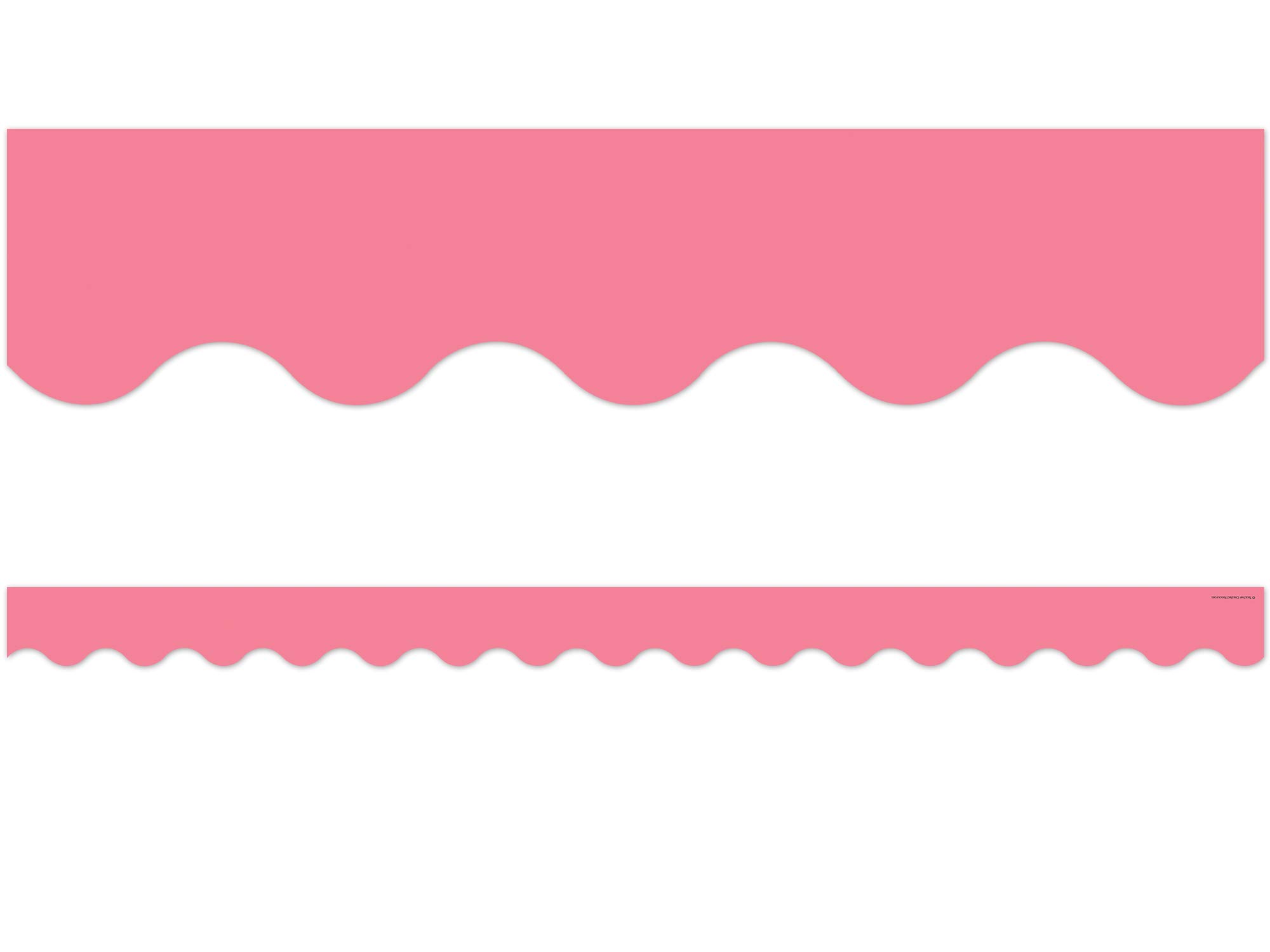 Light Pink Scalloped Border Trim - Decorative Edge for Scrapbooking, DIY Crafts, Classroom Bulletin Boards & Home Decor