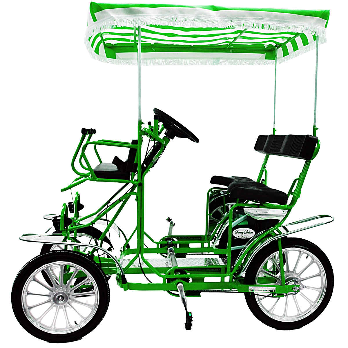Premium 2-Person Surrey Limousine Bike - Romantic Couple Rides, Park Tours & Wedding Transportation
