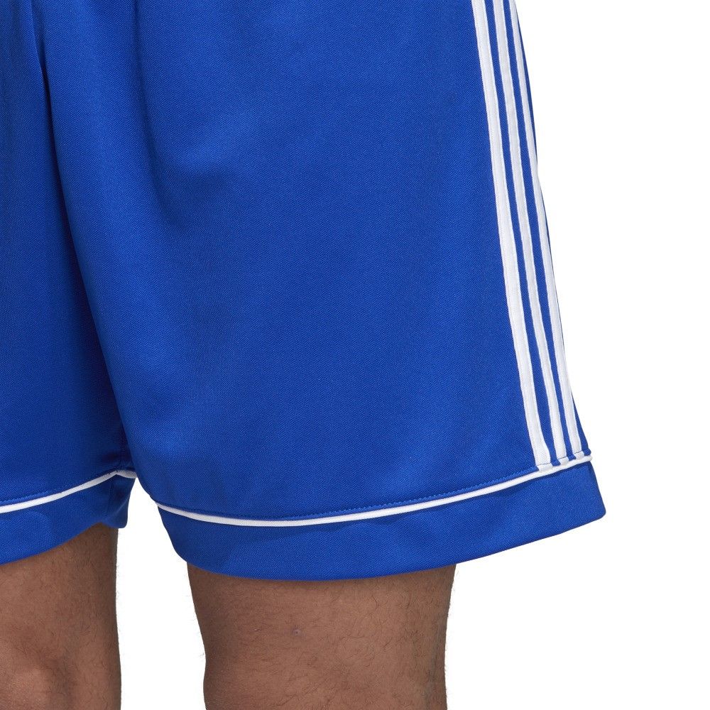 Adidas Youth Squadra 17 Soccer Shorts - Blue & White Athletic Shorts for Boys - Perfect for Training, Games & Casual Wear