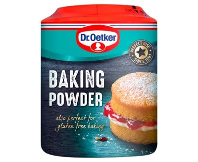 Dr. Oetker Baking Powder (170g, 6-Pack) - Aluminum-Free Double Acting Baking Powder for Cakes, Cookies & Bread | Perfect for Home Baking & Professional Kitchens