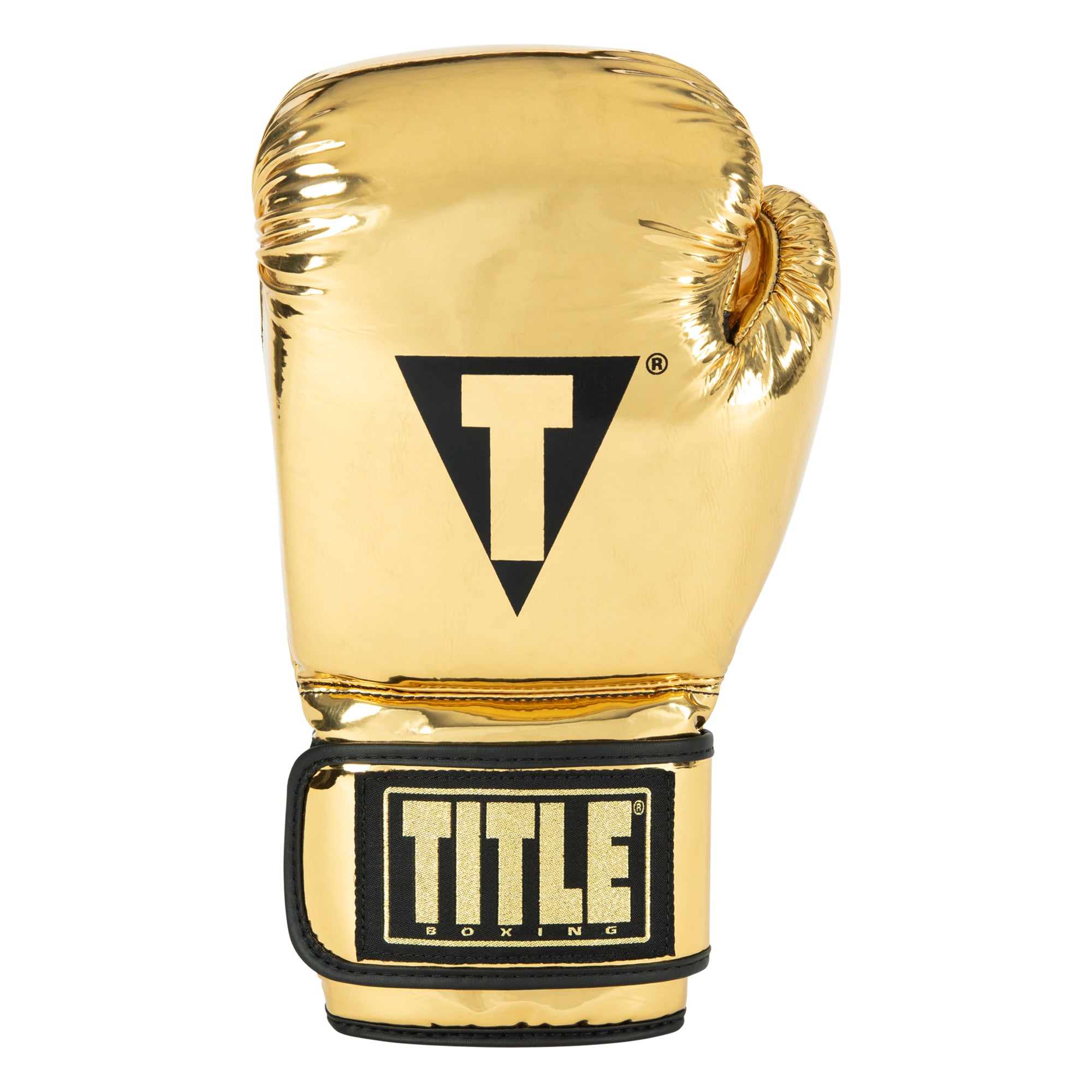 TITLE Boxing Limited Gold Pro Training Boxing Gloves - Premium Leather Boxing Gloves for Men & Women - Ideal for Sparring, Heavy Bag Workouts & MMA Training