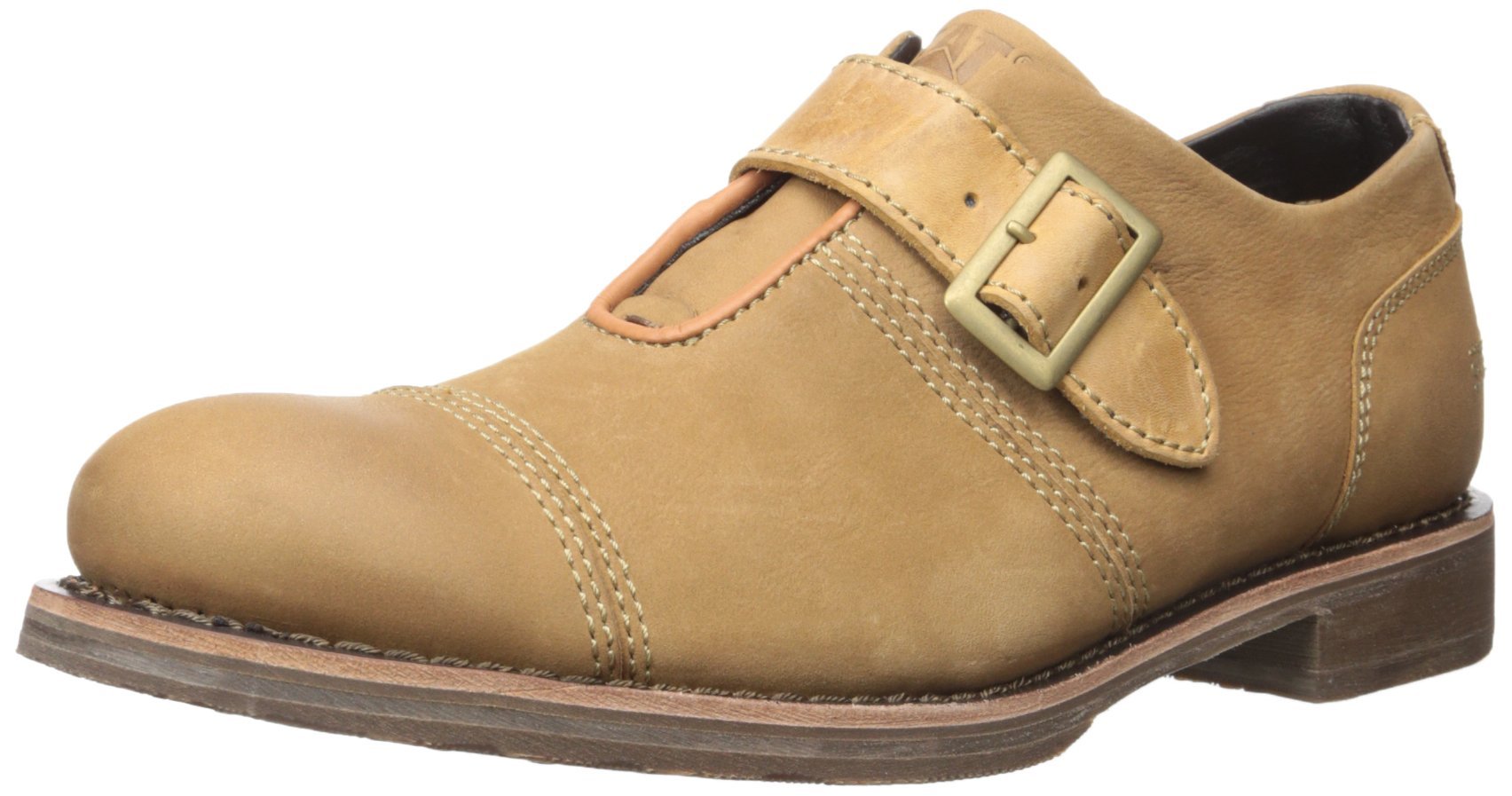 Cat Footwear Men's Halsey Work Boot - Durable Leather Steel Toe Shoes for Construction & Outdoor Work | Slip Resistant Safety Boots for Men