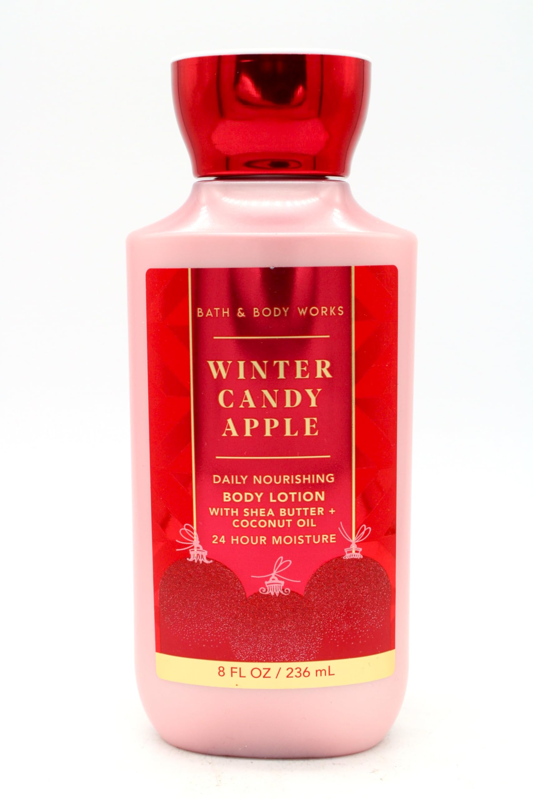 Winter Candy Apple Scented Daily Nourishing Body Lotion - 8 fl oz Moisturizing Bath & Body Care for Dry Skin - Perfect for Winter Hydration & Gift Giving