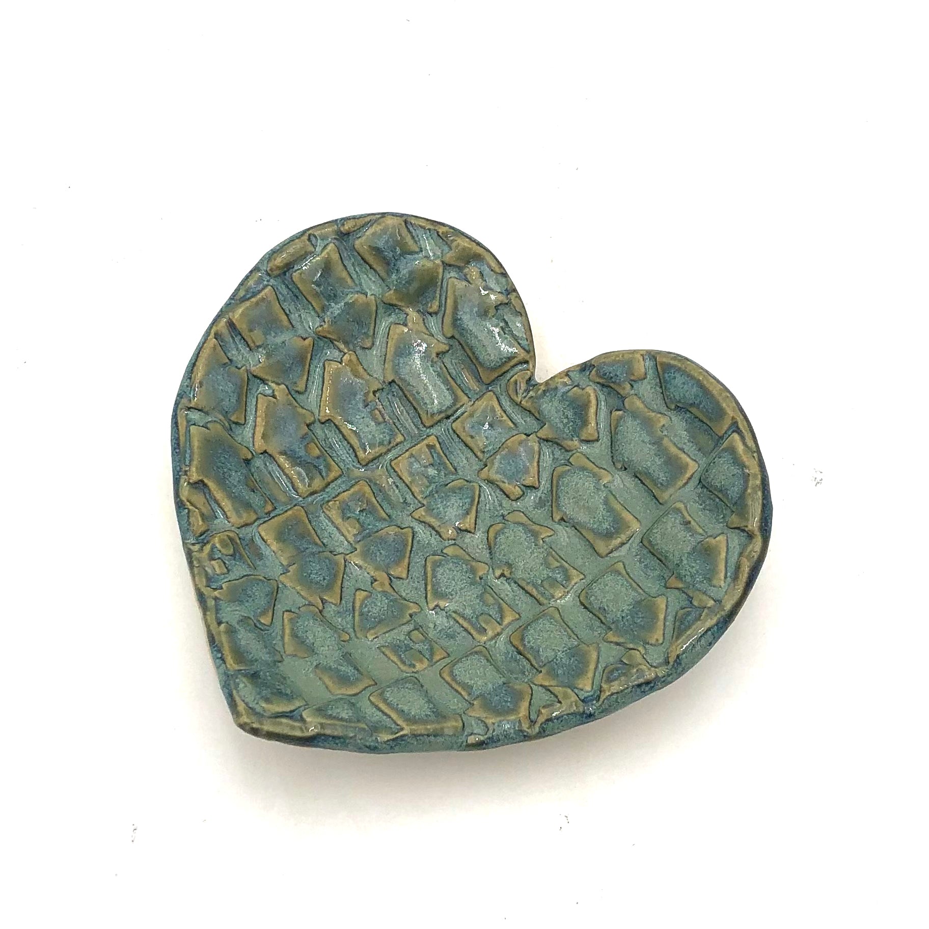 Cathy Broski Ceramic Heart Bowls - Set of 4 Assorted Designs for Valentine's Day, Wedding Favors, Home Decor & Gift Giving