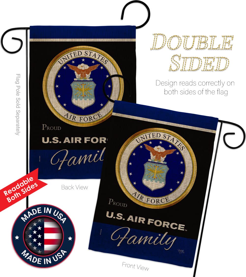 USA Military Garden Flag - Double-Sided 13x18.5 for Yard & Home Decor