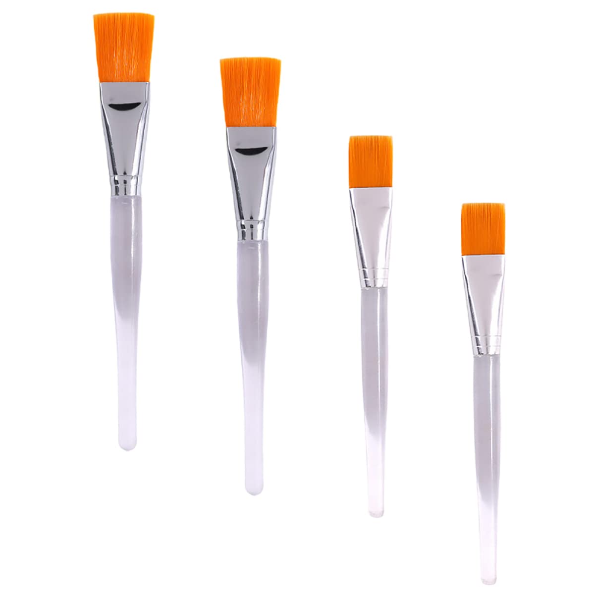 Professional Clear Plastic Skin Facial Applicator Brush - Beauty Body Care & Makeup Tool for Salon, Gel Mask Application, Butter Manual Cosmetic (Transparent) | Perfect for Home Spa & Professional Makeup