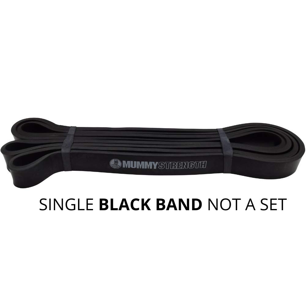 MummyStrength Resistance Bands for Men & Women - Heavy Duty Pull Up Assist Bands for Powerlifting, Strength Training & Home Workouts. Perfect for Pull Up Bars, Door Anchors & Gym Stations. Includes Workout Guide & Exercise Examples for Beginners to Advanced Athletes