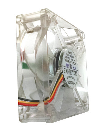 Cooljag Programmable 80x80x25mm Mini LED Flash Fan EF4 80 - RGB PC Cooling Fan for Gaming Computer, Case Modding & DIY PC Builds
