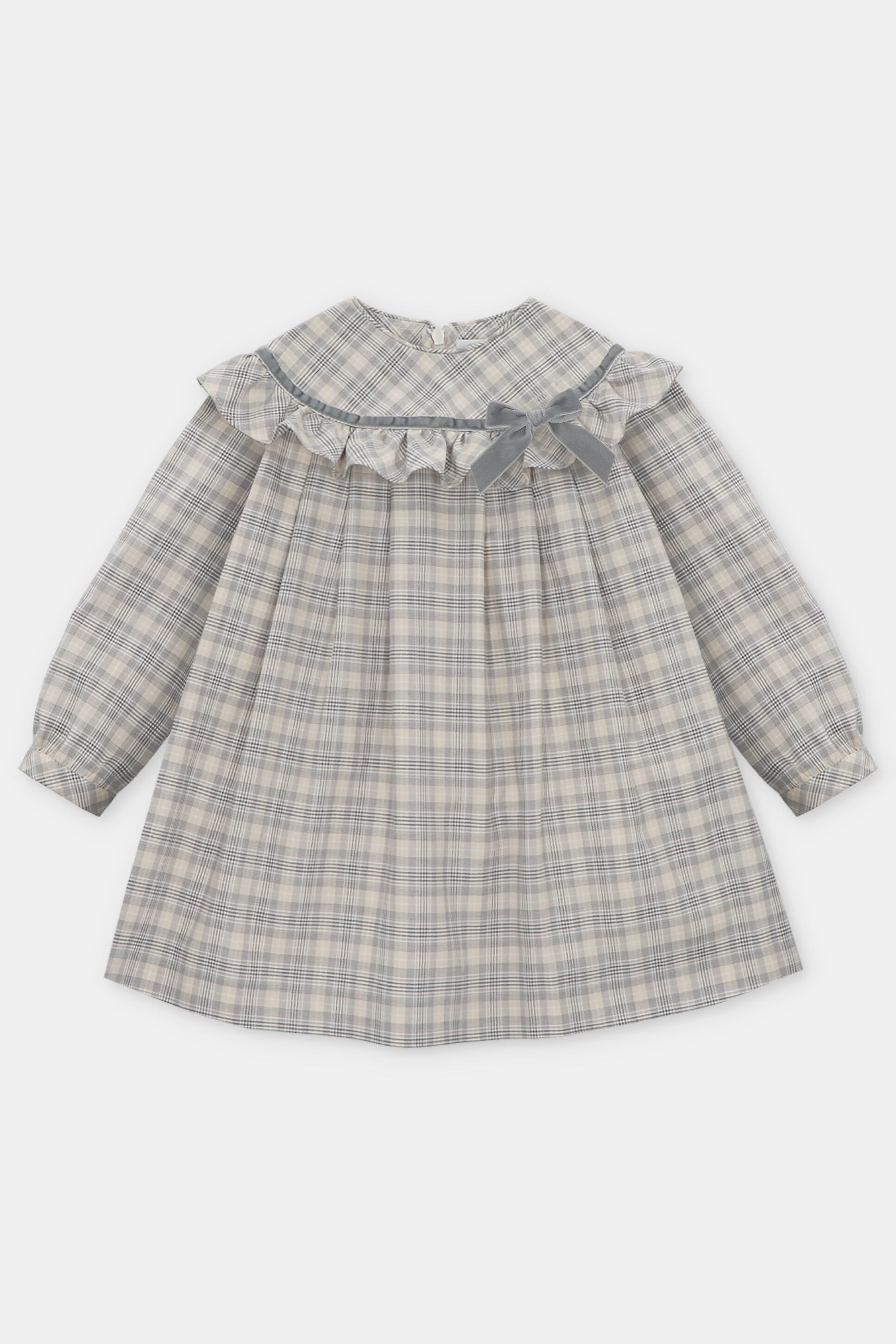 Violet Stone Tartan Dress for Women - Elegant Plaid A-Line Dress with Pockets, Perfect for Fall, Winter, and Holiday Parties | Office Wear, Christmas Outfits, and Casual Dates
