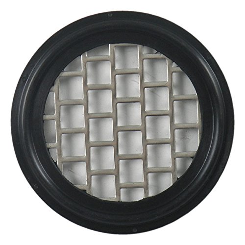 316L Stainless Steel Buna Sanitary Tri-Clamp® Screen Gasket - 4 Inch with 4 Mesh for Food & Beverage Processing | FDA Compliant | Perfect for Brewing, Dairy & Pharmaceutical Industries