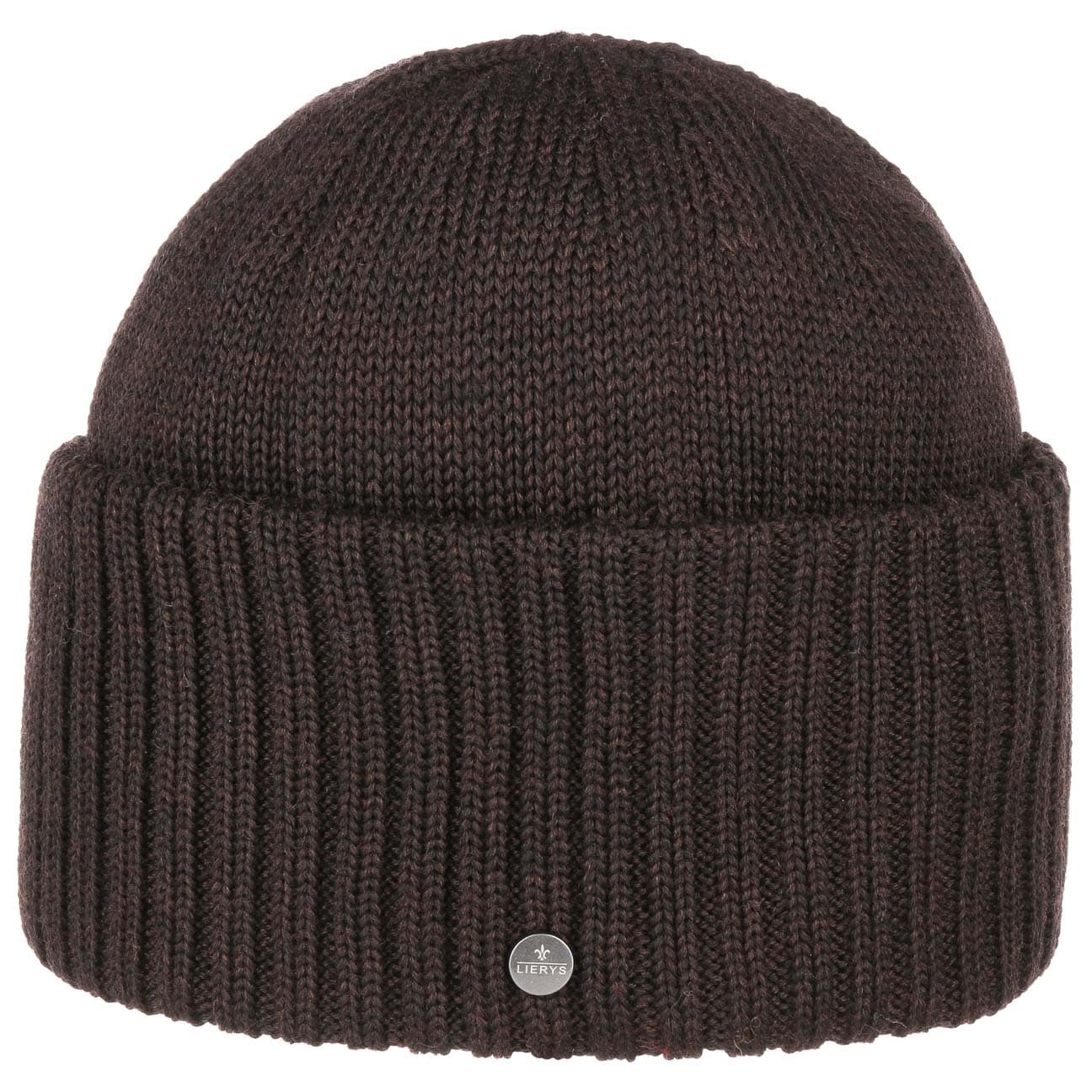 Lierys Big Cuff Merino Wool Hat - Warm Winter Beanie for Men & Women - Perfect for Skiing, Hiking, and Cold Weather Activities