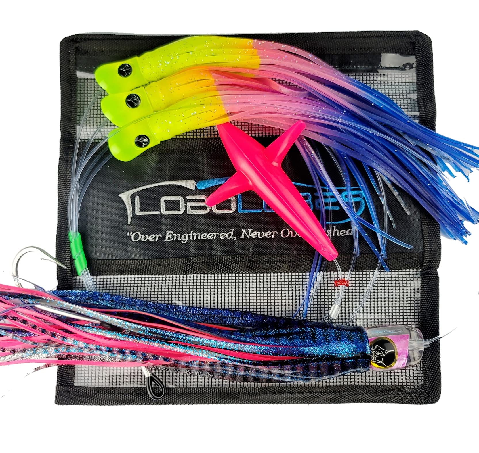 Premium Bigeye Tuna UV Candy Lure - Pelagic Magic Skipjack Hybrid Daisy Chain Fishing Bait | Handmade in USA | Ideal for Offshore Trolling & Saltwater Game Fishing
