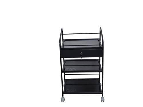 3 Tier Portable Salon Trolley BA6039 - Professional Rolling Beauty Cart for Hair Stylists, Nail Tech & Makeup Artists - Perfect for Salon, Spa & Home Use