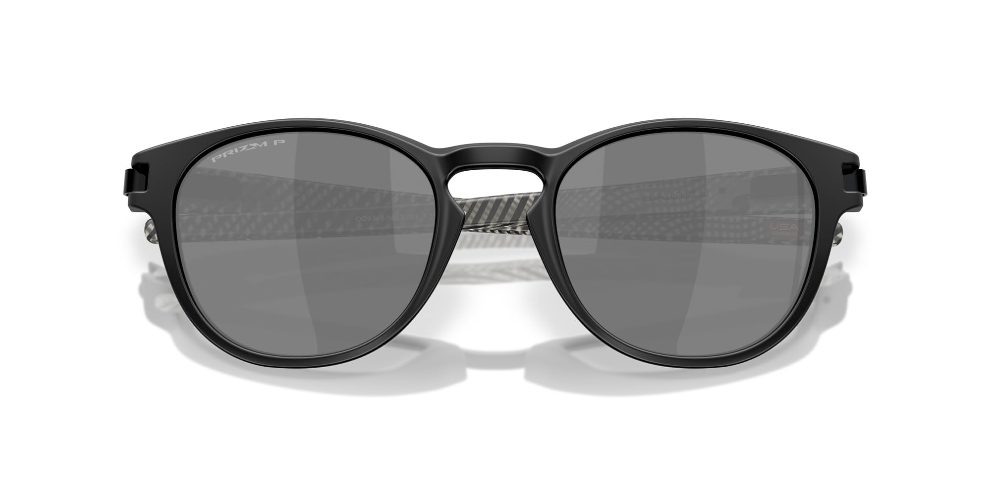 Oakley Men's Oo9349 Latch Low Bridge Fit Round Polarized Sunglasses for Driving, Running & Outdoor Sports - UV Protection, Lightweight & Comfortable Design