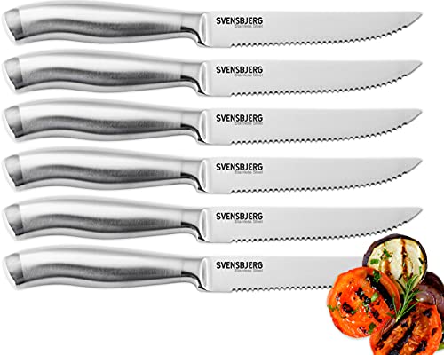 6 PCS STEAK KNIFE SET STAINLESS STEEL HANDLE