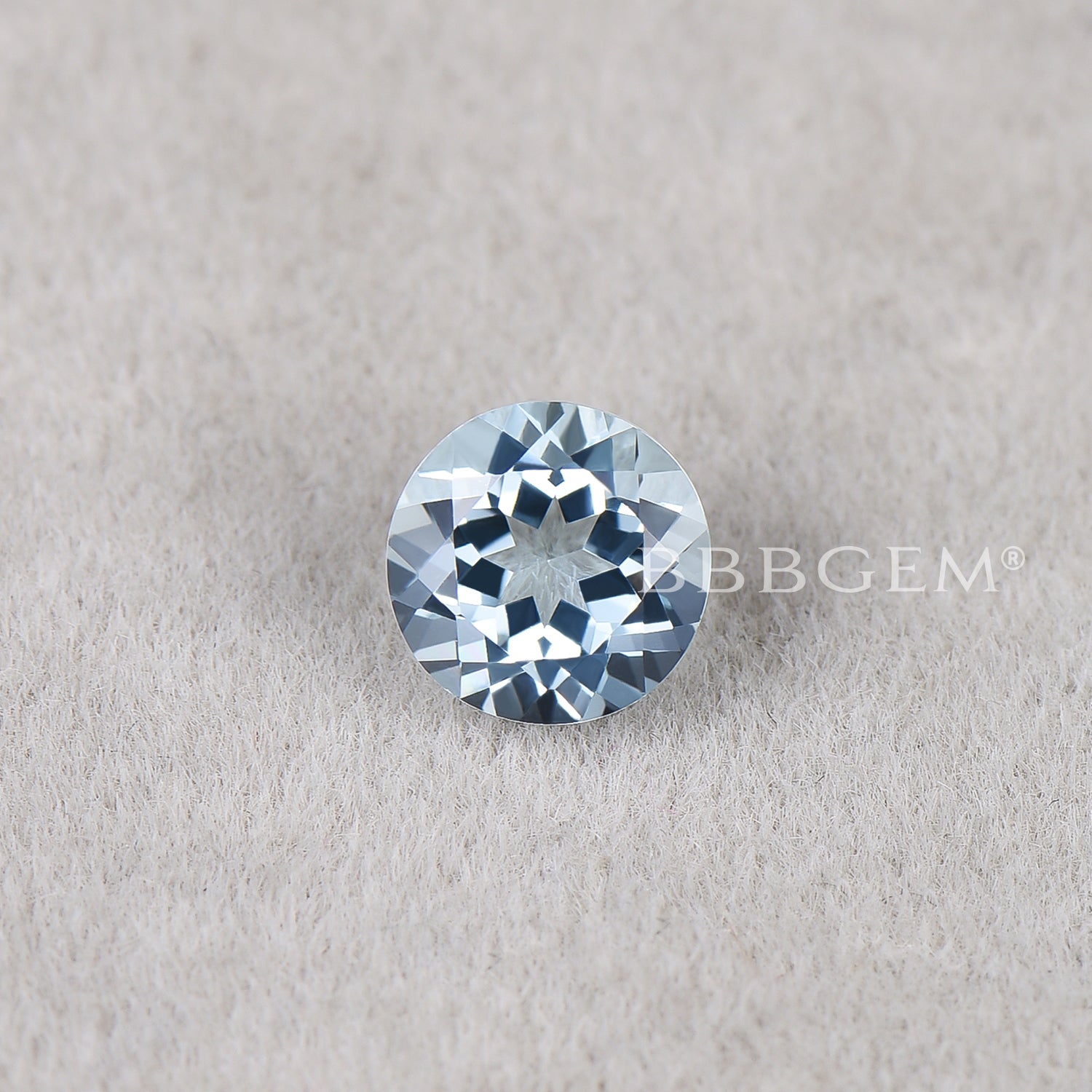 Natural Round Cut Aquamarine Loose Gemstone - March Birthstone for Jewelry Making, Wholesale Faceted Stones for Rings, Necklaces & Earrings