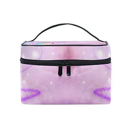 Cute Unicorn Makeup Bag for Women - Waterproof Cosmetic Organizer with Zipper, Travel Toiletry Pouch for Girls - Perfect for School, Gym, Travel & Daily Essentials Storage
