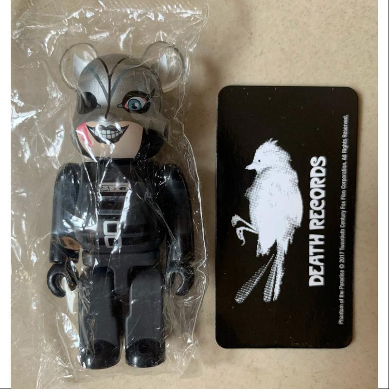 Bearbrick Series 34 HORROR Phantom of the Paradise 100% Collectible Figure - Limited Edition Vinyl Art Toy for Horror Fans & Movie Collectors - Perfect for Display, Gifts, and Pop Culture Decor