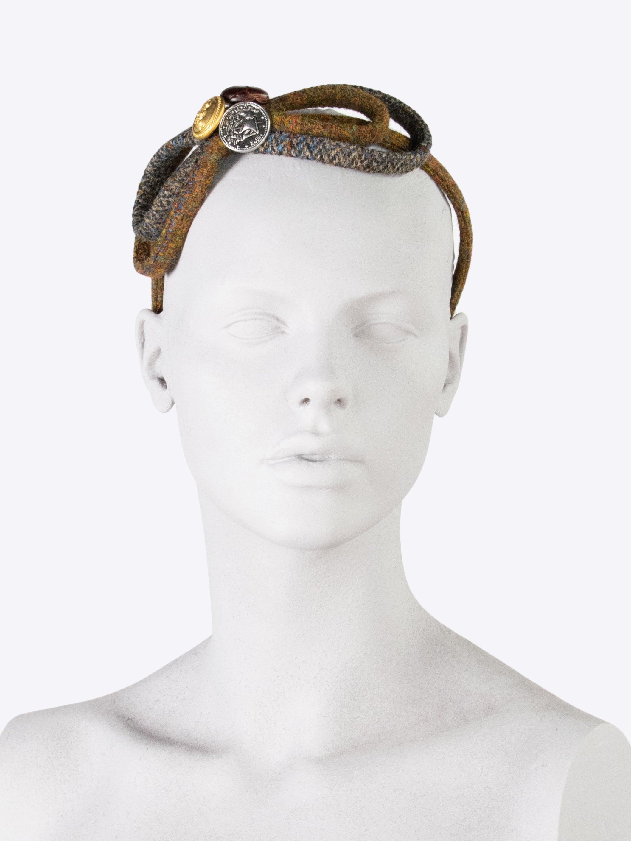 Figure 8 Headband - Rust & Sage Color - Stylish Hair Accessory for Women | Perfect for Workouts, Yoga, and Everyday Fashion