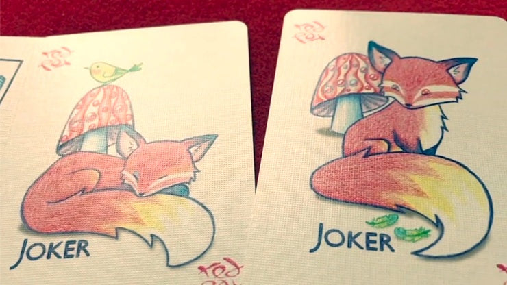 Premium Red Fox Playing Cards - Purple Edition | Elegant & Durable for Poker, Magic Tricks & Game Nights