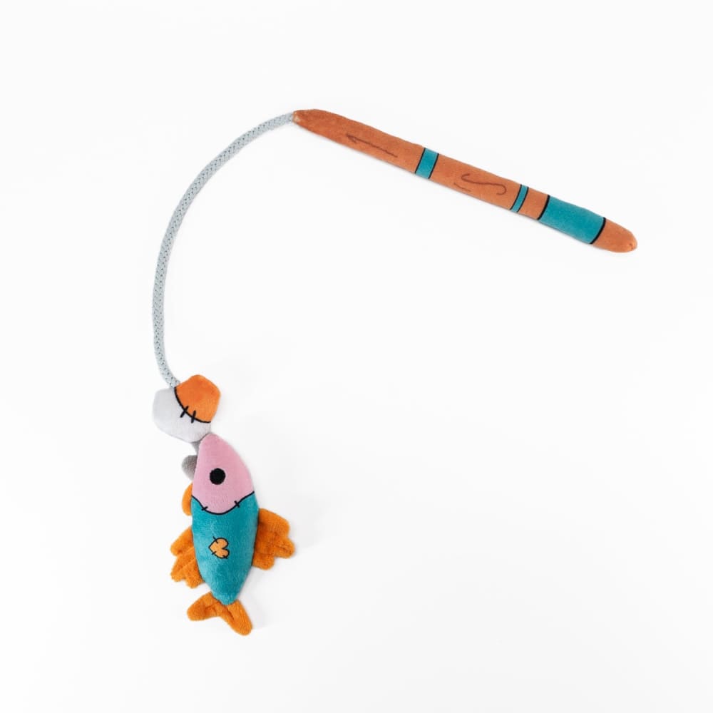 Magnetic Fishing Rod Plush Toy - Soft Stuffed Animal Catcher Game for Kids | Fun Indoor & Outdoor Play, Birthday Gifts, Party Favors