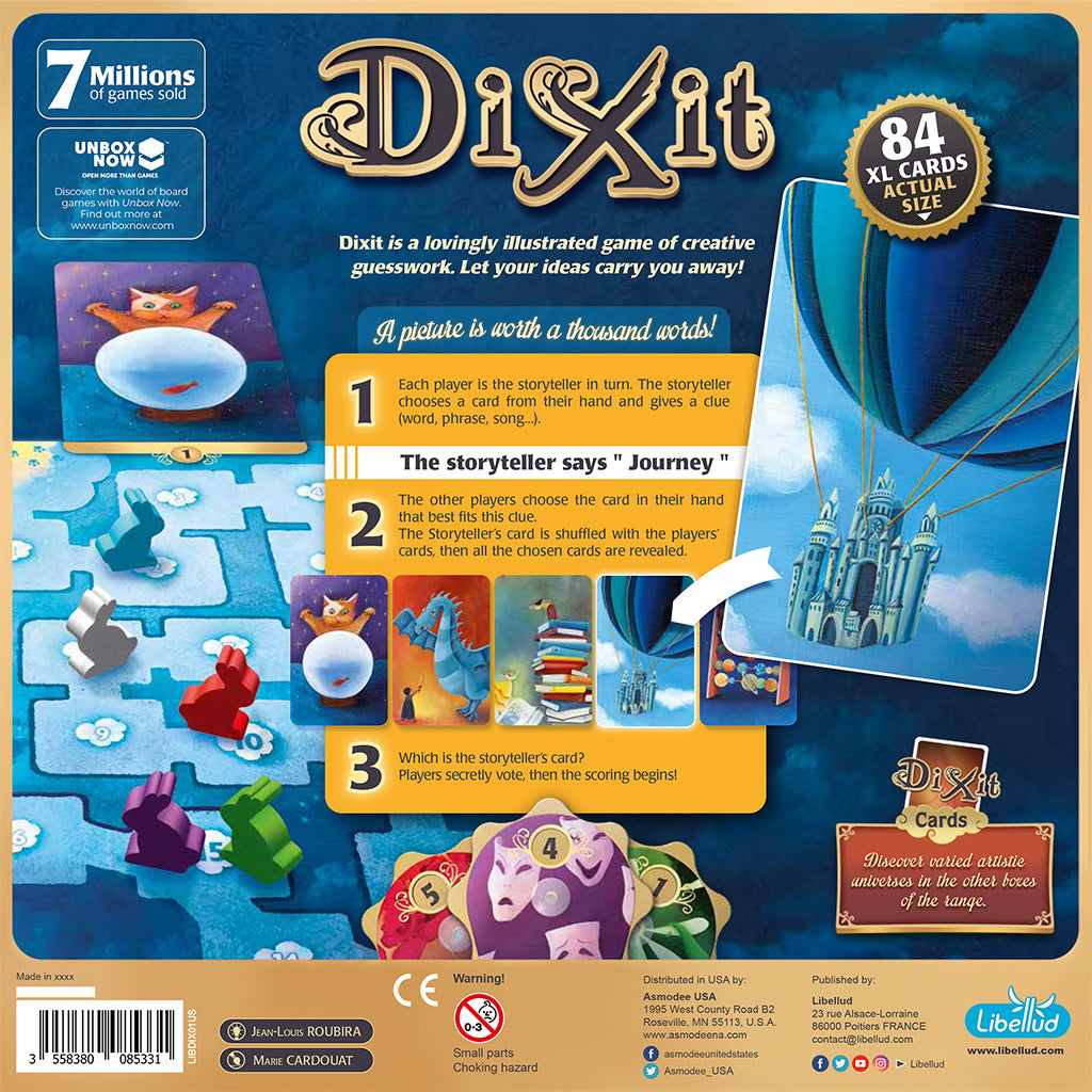Dixit Board Game (2021 Edition) - Creative Storytelling & Family Fun for Game Nights & Parties