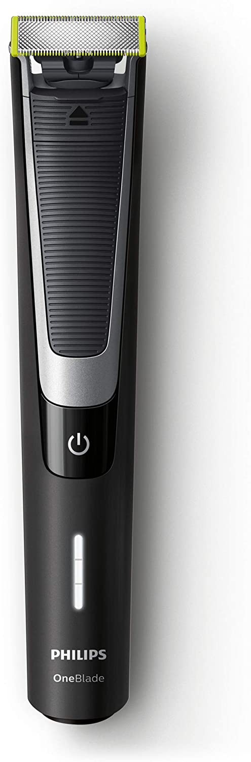 PHILIPS OneBlade Pro Hybrid Electric Trimmer & Shaver QP6510/20 - Waterproof Face & Body Grooming for Men - Perfect for Travel, Daily Shaving & Beard Styling