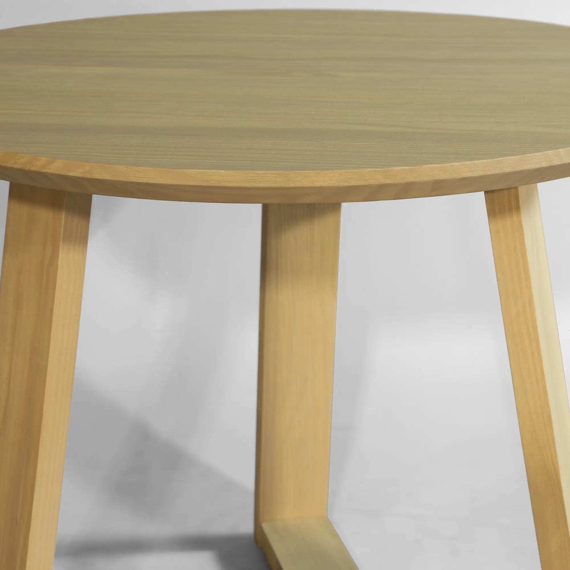 Stylish Cascais Round Dining Table - Modern Wooden Kitchen Table for 4-6 People | Perfect for Small Spaces, Breakfast Nooks & Cozy Family Meals