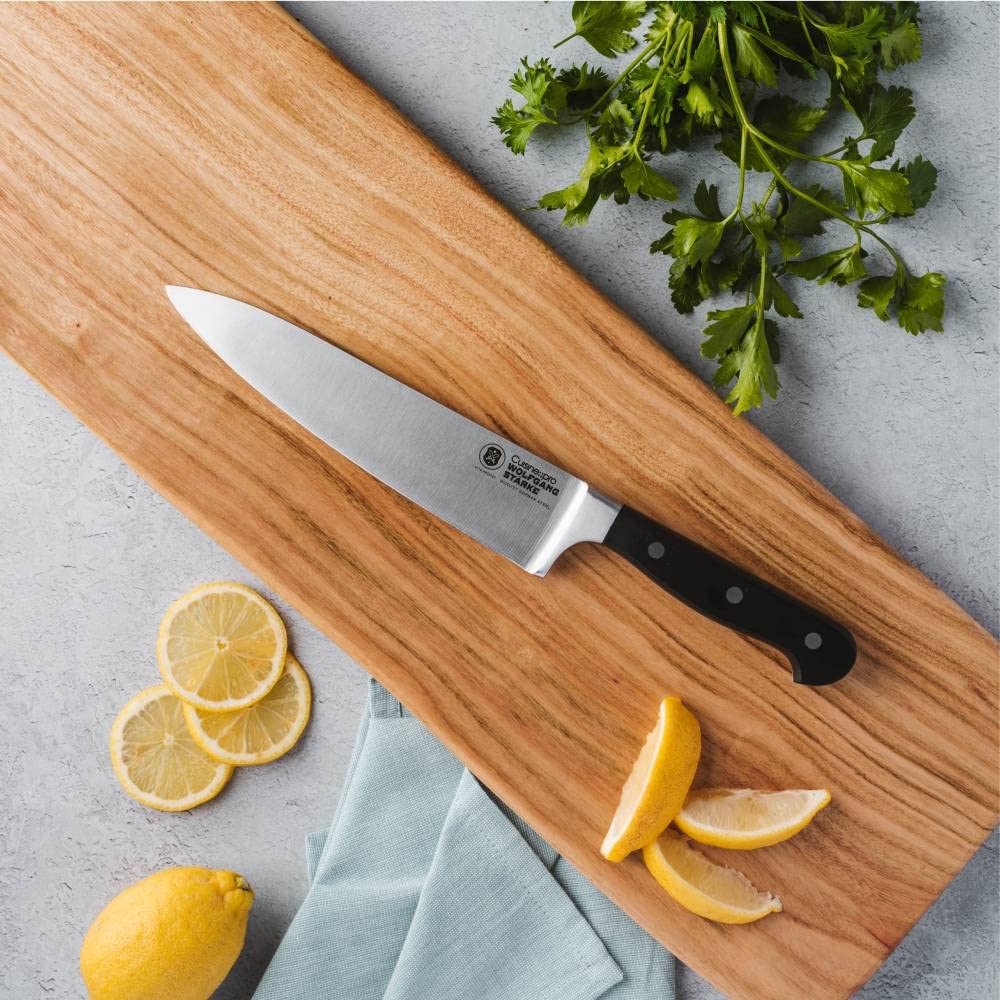 Wolfgang Starke Professional 7-Piece Knife Block Set - High-Quality German Kitchen Knives for Chefs & Home Cooking - Perfect for Slicing, Dicing & Food Prep
