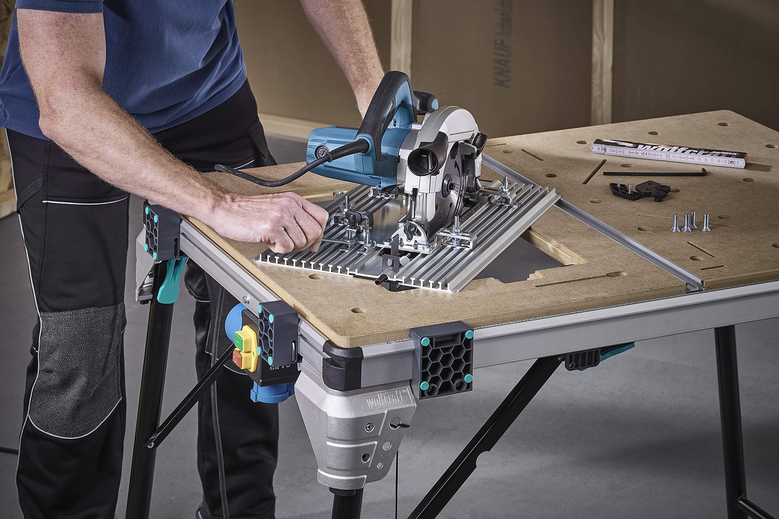 Wolfcraft Master Cut 2600 Machine Plate (6899000) - Quick Change Replacement Plate for Woodworking & Metal Cutting | Perfect for DIY Projects & Professional Workshops