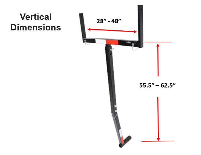 Malone Axis Angler Bed Extender for Pickup Trucks - Heavy Duty Cargo Carrier for Fishing Rods, Kayaks & Outdoor Gear - Perfect for Camping, Hunting & Road Trips