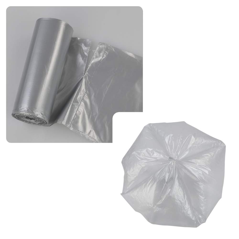 Small Trash Bags 1.5 Gallon - 150 Count Mini Garbage Bags for Bathroom, Office, Bedroom & Kitchen Waste Disposal