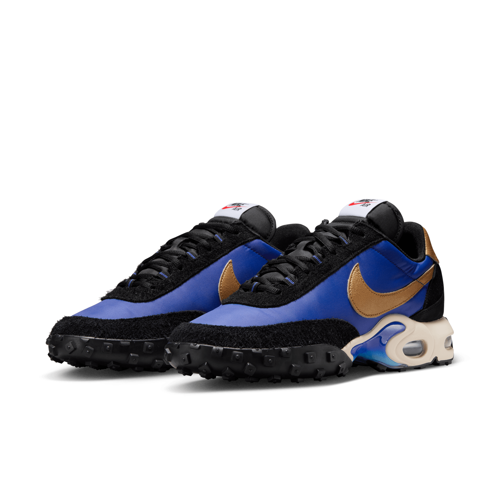 Nike Air Max Waffle SP Running Shoes - Hyper Blue/Black Colorway - Lightweight Cushioned Sneakers for Men's Athletic Training & Casual Streetwear