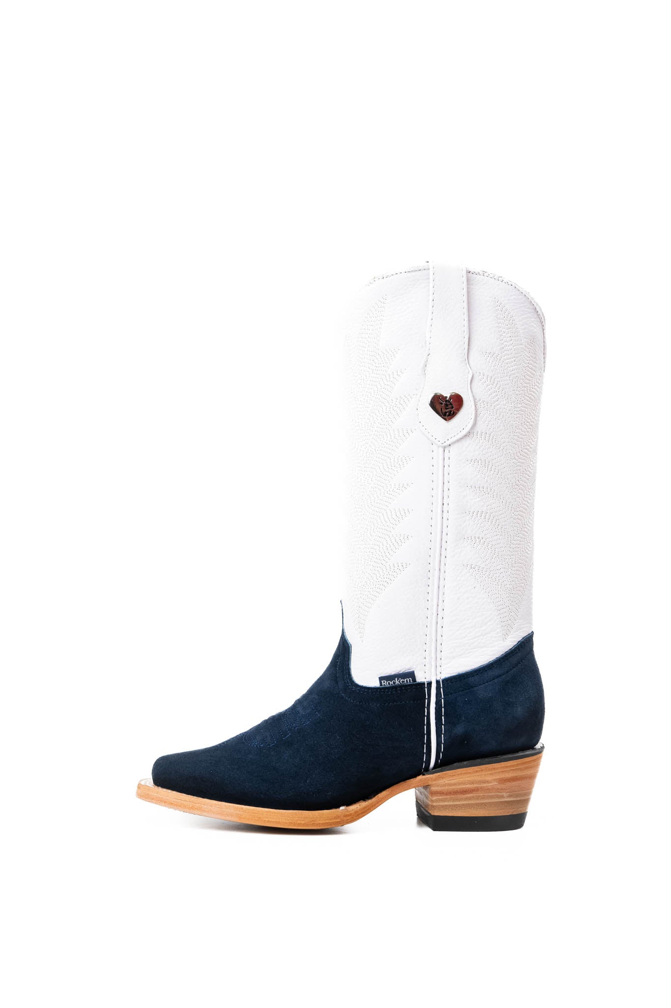 Sierra Roughout Frontier Toe Cowgirl Boots - Western Style Leather Boots for Women - Comfortable & Durable for Riding, Country Dancing & Outdoor Activities