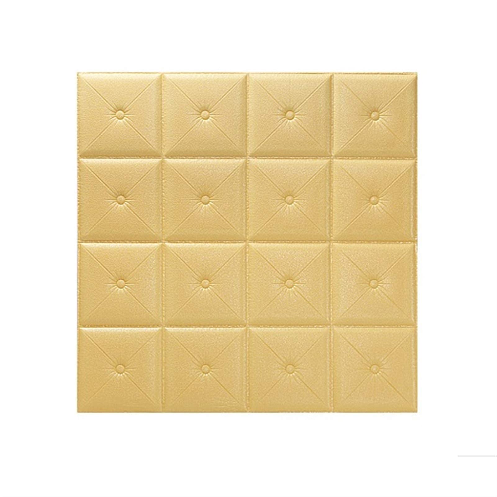 3D Foam Brick Wall Panels - Self-Adhesive Peel and Stick Wallpaper Decals (5 Pack, Rainbow Colors) - Waterproof PE Material for TV Walls, Sofa Backdrops, Bedroom & Living Room Decor
